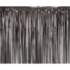  MATT FEKETE FÓLIA LAMETTA party kellék