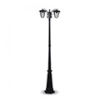  Matte Pole kültéri oszlopos lámpa, kandeláber 199 cm, IP44 (E27x2)
