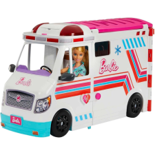 Mattel Barbie 2 az 1-ben mentőautó (HKT79) barbie baba