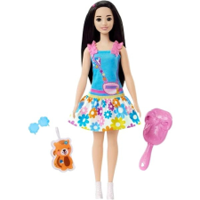 Mattel Barbie Az első Barbie babám - Fekete hajú baba rókával barbie baba