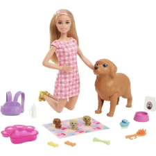 Mattel Barbie baba újszülött kiskutyákkal barbie baba