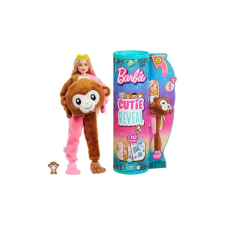 Mattel Barbie Cutie Reveal baba plüss jelmezben meglepetésekkel 4. sorozat - Majmocska (HKR01) baba