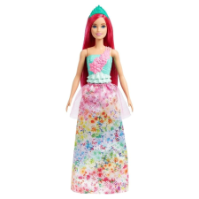 Mattel Barbie Dreamtopia hercegnő - sötét-rózsaszín hajjal barbie baba