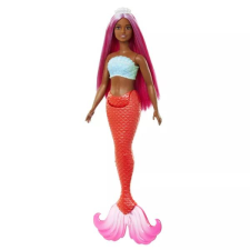 Mattel Barbie Dreamtopia: Színes hajú sellő baba narancssárga uszonnyal barbie baba
