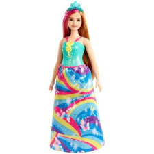 Mattel Barbie Dreamtopia: Szőke-pink hajú molett hercegnő baba (GJK12) (GJK12) barbie baba