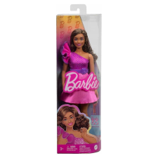 Mattel Barbie: Fashionista stílusos baba élénk pink ruhácskában – Mattel barbie baba