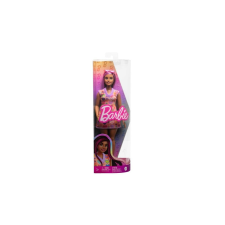 Mattel Barbie Fashionistas Barátnő baba - Rózsaszín csíkos hajjal (HJT04) baba