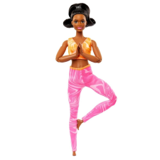 Mattel Barbie hajlékony jógababa - fekete hajú barbie baba