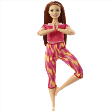 Mattel Barbie hajlékony jógababa - vörös hajú barbie baba