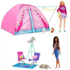 Mattel Barbie kempingezés babákkal és sátorral barbie baba