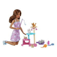 Mattel Barbie Kitty Condo baba és kisállatok figurakészlet baba