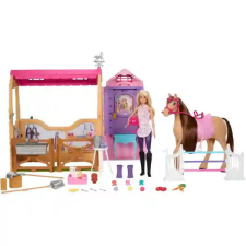 Mattel Barbie Mysteries lovarda lóval és babával barbie baba