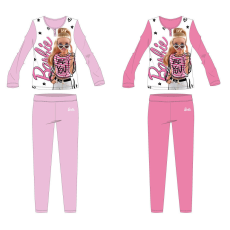 Mattel Barbie pamut jersey gyerek pizsama - világosrózsaszín - 128