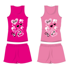 Mattel Barbie pamut nyári együttes - trikó-rövidnadrág szett - pink - 122