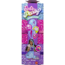Mattel Barbie Party Reveal: Glamour meglepetés szett - Lila baba