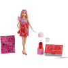Mattel Barbie Party Unboxed Barbie Glam Party Reveal, piros