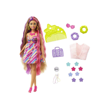 Mattel Barbie Totally Hair Baba Virágos hajdísszel barbie baba