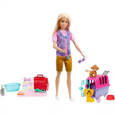 Mattel Barbie vadállatmentő baba tigrissel és majommal barbie baba