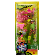 Mattel Cave Club: Fernessa játékszett Ptilly őslénnyel - Mattel játékbaba felszerelés