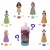Mattel Disney hercegnők: Color Reveal meglepetés mini baba - Kerti parti
