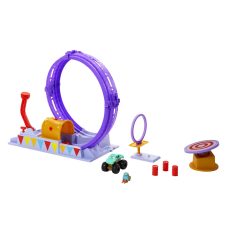 Mattel Disney Pixar Cars: On the Road - Showtime Loop Playset (HGV73) autópálya és játékautó