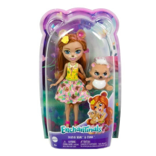 Mattel Enchantimals baba Biloxi Bear és Trail maci figura baba