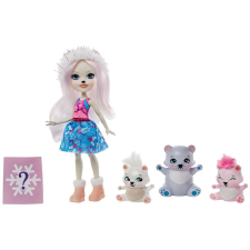 Mattel Enchantimals babák állatka családdal - Pristina Polar Bear baba