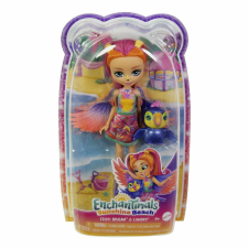 Mattel Enchantimals babák és állatok Trippi tukán és baldachin baba