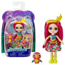 Mattel Enchantimals: Kistesó baba és állatka - Papagáj baba