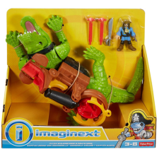 Mattel Fisher-Price: Imaginext krokodil és Hook kapitány játékszett - Mattel fisher price