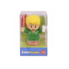 Mattel : Fisher Price: Little People - Zöld kabátos ,szőke   figura  - Egyéb fisher price