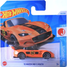 Mattel Hot Wheels '15 Mazda MX-5 Miata kisautó autópálya és játékautó