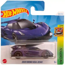 Mattel Hot Wheels 2020 Koenigsegg Jesko kisautó autópálya és játékautó