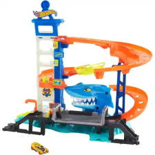Mattel Hot Wheels cápaveszély az óceáni őrtoronyban autópálya autópálya és játékautó