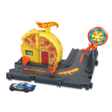 Mattel Hot Wheels City Kezdő pálya - Pizzázó autópálya és játékautó