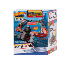 Mattel Hot Wheels City pályacsomag kisautóval - Mattel autópálya és játékautó