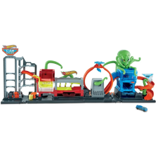 Mattel Hot Wheels City: Ultimate Polip autómosó szett színváltós kisautóval autópálya és játékautó