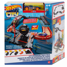 Mattel Hot Wheels City Városi Pálya Kiegészítő - 10 db autópálya és játékautó