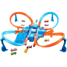 Mattel Hot Wheels Criss Cross Crash motorizált versenypálya autópálya és játékautó