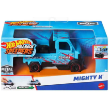 Mattel Hot Wheels: Hátrahúzható Mighty K kisautó, 1: 43 autópálya és játékautó