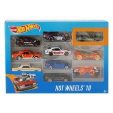 Mattel Hot Wheels kisautó szett 10 db-os – Mattel autópálya és játékautó