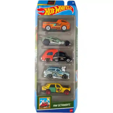 Mattel Hot Wheels kisautók 5 darabos szett - HW Getaways™ autópálya és játékautó