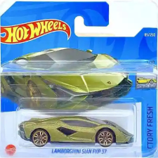 Mattel Hot Wheels Lamborghini Sián FKP 37 kisautó autópálya és játékautó