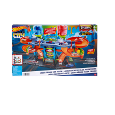 Mattel Hot Wheels - Mega Autómosó szett 2022 - Mattel autópálya és játékautó