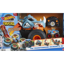 Mattel Hot Wheels Monster Trucks átalakítható távirányítós autó Rhinomite (HPK27) (HPK27) távirányítós modell