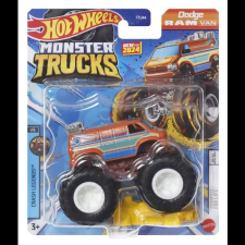 Mattel Hot Wheels Monster Trucks: Dodge Ram Van kisautó, 1:64 autópálya és játékautó