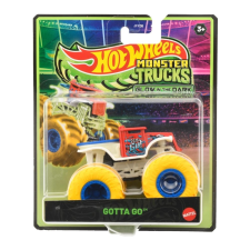 Mattel Hot Wheels Monster Trucks sötétben világító kisautó 1:64 - Gatta Go autópálya és játékautó