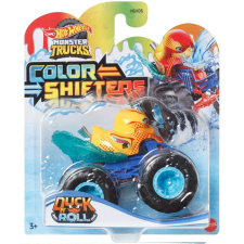 Mattel Hot Wheels Monster Trucks: Színváltós Duck n', Roll járgány 1: 64 autópálya és játékautó