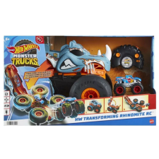 Mattel Hot Wheels Monster Trucks: Távirányítós átalakítható Rhinomite - Mattel autópálya és játékautó