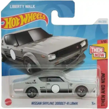 Mattel Hot Wheels Nissan Skyline 2000GT-R LBWK Liberty Walk kisautó autópálya és játékautó
